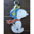 fashionable metal snoopy phone strap/phone pendant